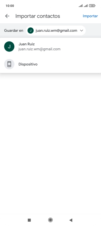 Pulsa Dispositivo.