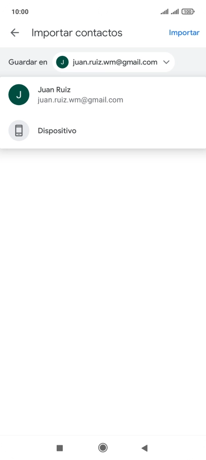 Pulsa Dispositivo.