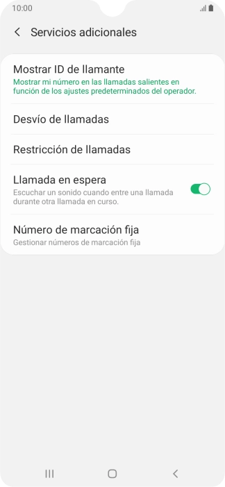Pulsa Desvío de llamadas.