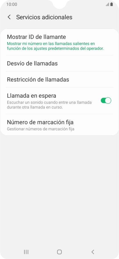 Pulsa Desvío de llamadas.