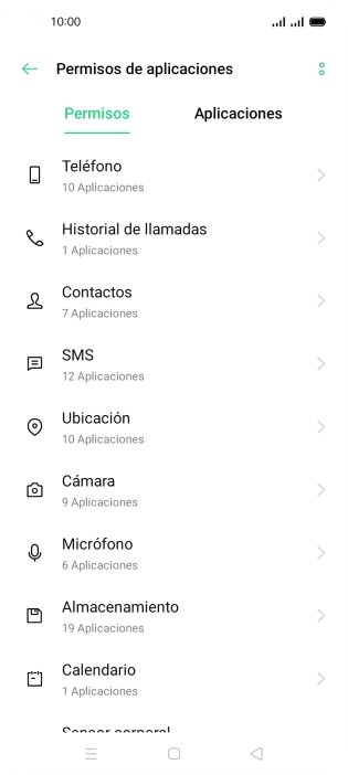 Pulsa Aplicaciones.