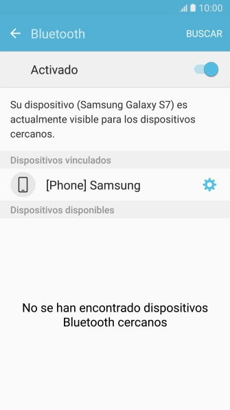 Pulsa la tecla de inicio para terminar y regresar a la pantalla de inicio.