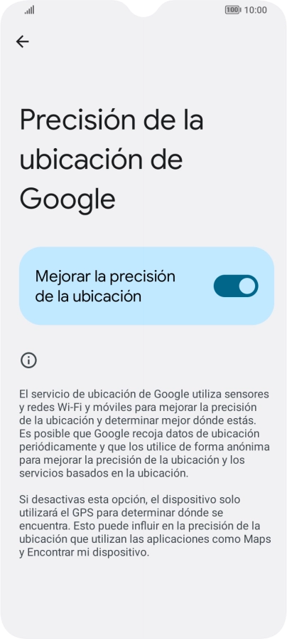 Si pulsas el indicador junto a 