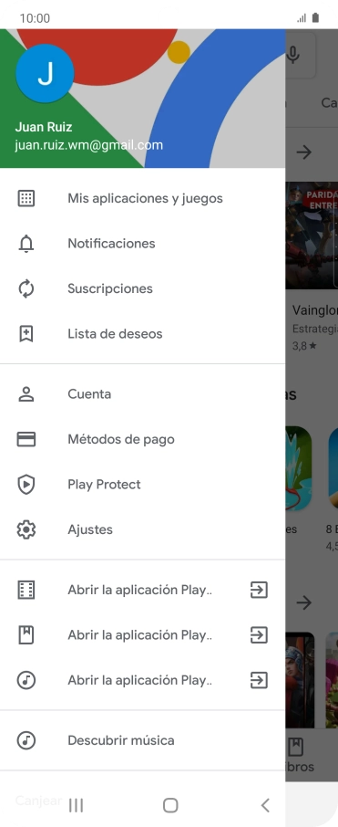 Pulsa Mis aplicaciones y juegos.
