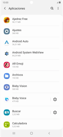 Pulsa la app deseada.
