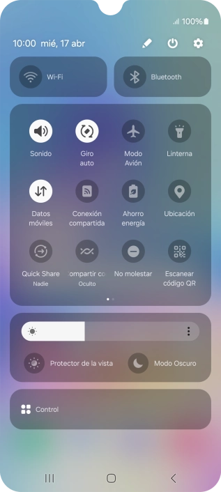 Pulsa el icono de ajustes. Pulsa el icono de ajustes.