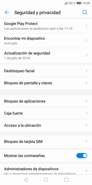 Pulsa Bloqueo de tarjeta SIM.