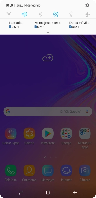 Pulsa el icono de ajustes.