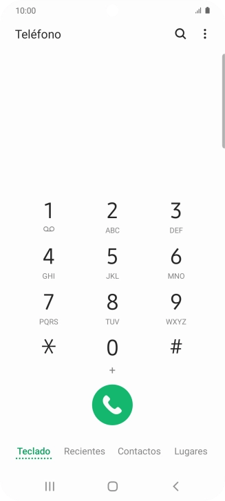 Pulsa el icono de menú.
