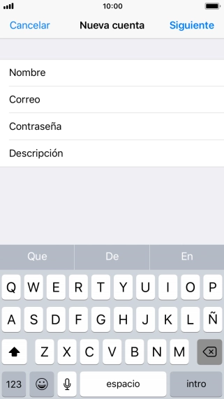 Pulsa Siguiente.
