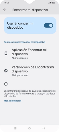 Pulsa la tecla de inicio para terminar y regresar a la pantalla de inicio.