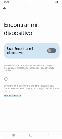 Pulsa el indicador junto a 