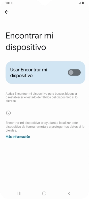 Pulsa el indicador junto a 