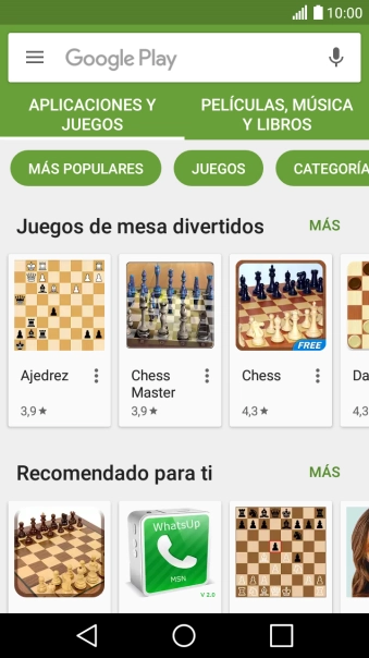 Desliza el dedo hacia la derecha desde la parte izquierda de la pantalla.