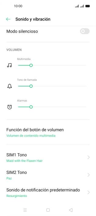 Pulsa la tecla de inicio para terminar y regresar a la pantalla de inicio.