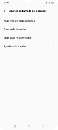 Pulsa Desvío de llamadas.