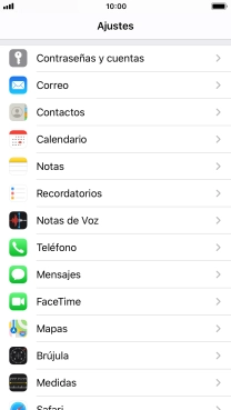 Pulsa Contraseñas y cuentas.