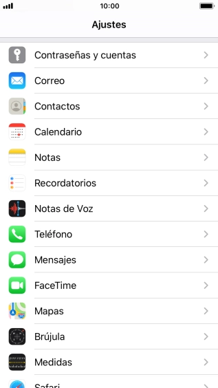 Pulsa Contraseñas y cuentas.