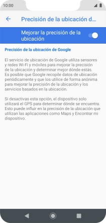 Pulsa el indicador junto a 