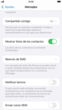 Pulsa el indicador junto a 
