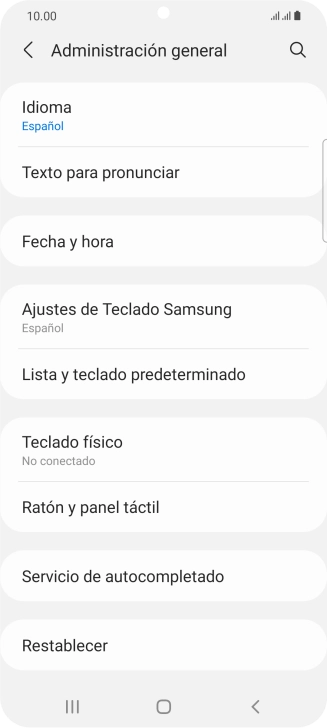 Pulsa Restablecer.