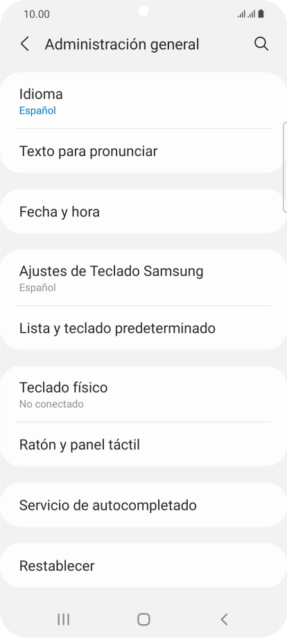 Pulsa Restablecer.
