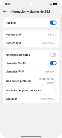 Pulsa el indicador junto a 