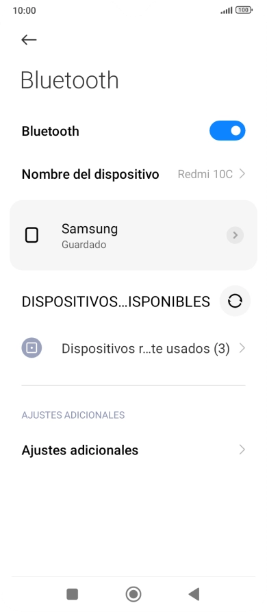 Pulsa la tecla de inicio para terminar y regresar a la pantalla de inicio.