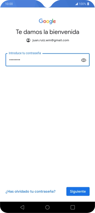 Pulsa Siguiente.