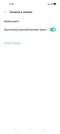 Pulsa Añadir cuenta.