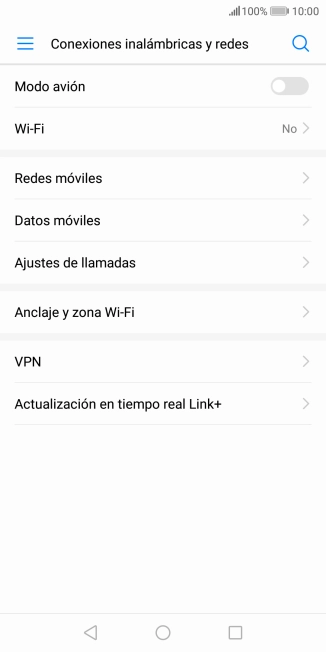 Pulsa Anclaje y zona Wi-Fi.