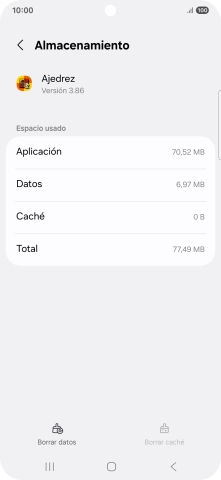 Pulsa la tecla de inicio para terminar y regresar a la pantalla de inicio.