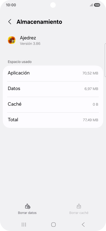 Pulsa la tecla de inicio para terminar y regresar a la pantalla de inicio.