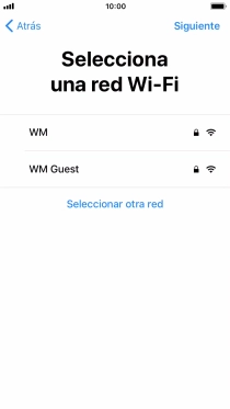 Pulsa la red wifi deseada.