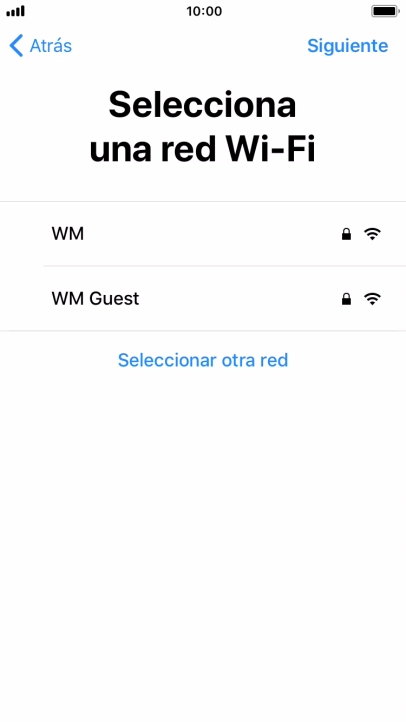 Pulsa la red wifi deseada.