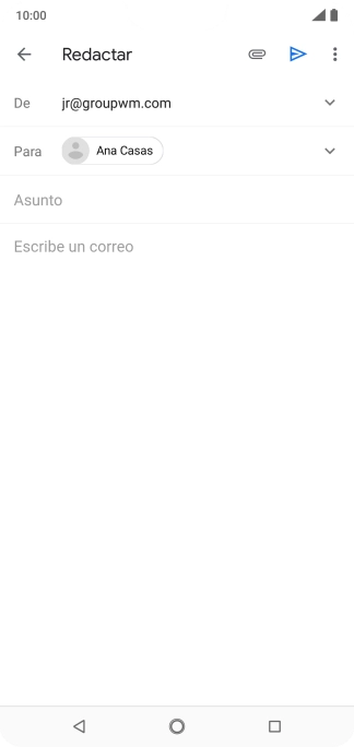 Pulsa Asunto e introduce el asunto deseado.