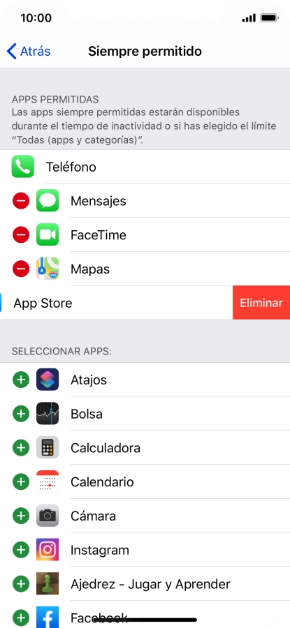 Pulsa Eliminar.