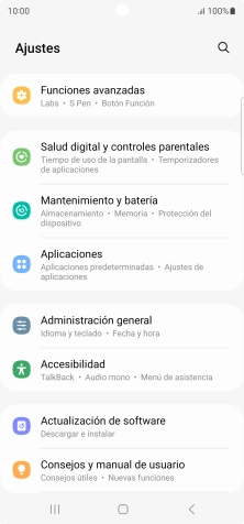 Pulsa Aplicaciones.