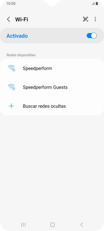 Pulsa el icono de menú.