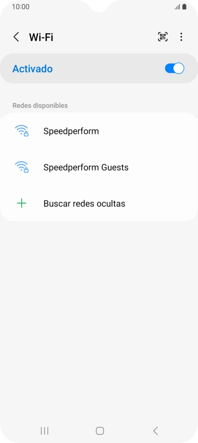 Pulsa el icono de menú.
