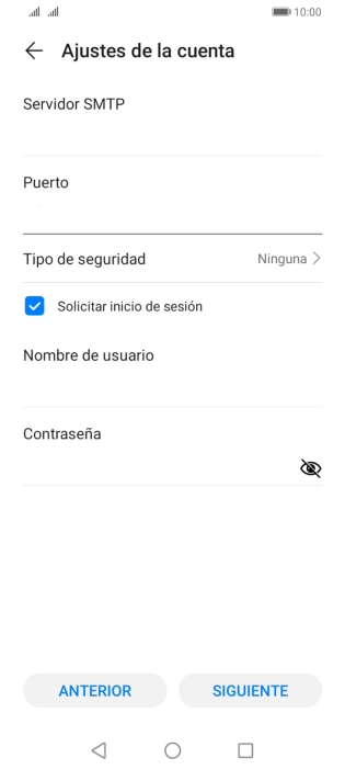 Pulsa Tipo de seguridad.