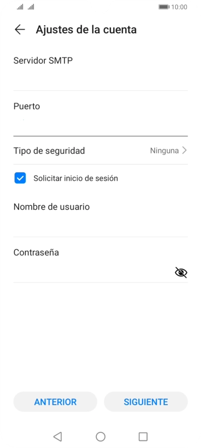 Pulsa Tipo de seguridad.