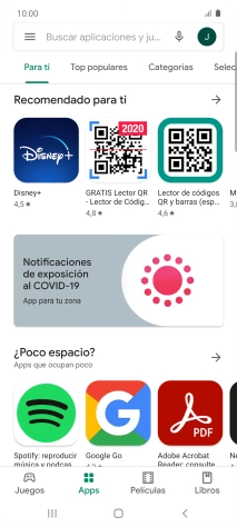 Desliza el dedo hacia la derecha desde la parte izquierda de la pantalla.