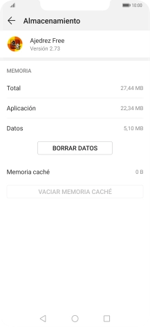 Pulsa la tecla de inicio para terminar y regresar a la pantalla de inicio.