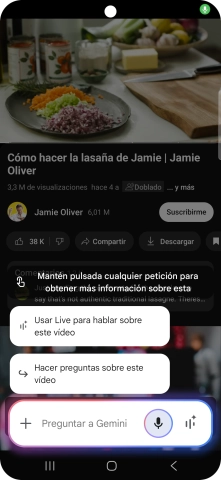 Pulsa Hacer preguntas sobre este vídeo.