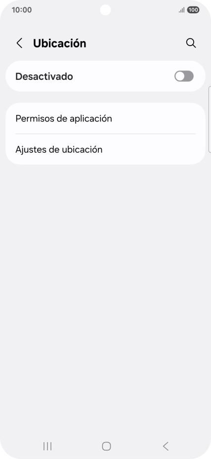 Pulsa el indicador para activar o desactivar la función.