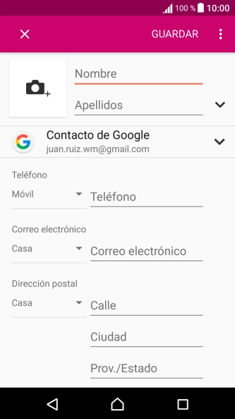 Pulsa el icono de imagen.