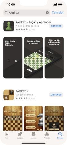 Pulsa la app deseada.