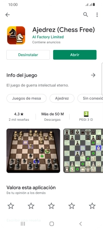 Pulsa la tecla de inicio para terminar y regresar a la pantalla de inicio.