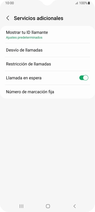 Pulsa Desvío de llamadas.